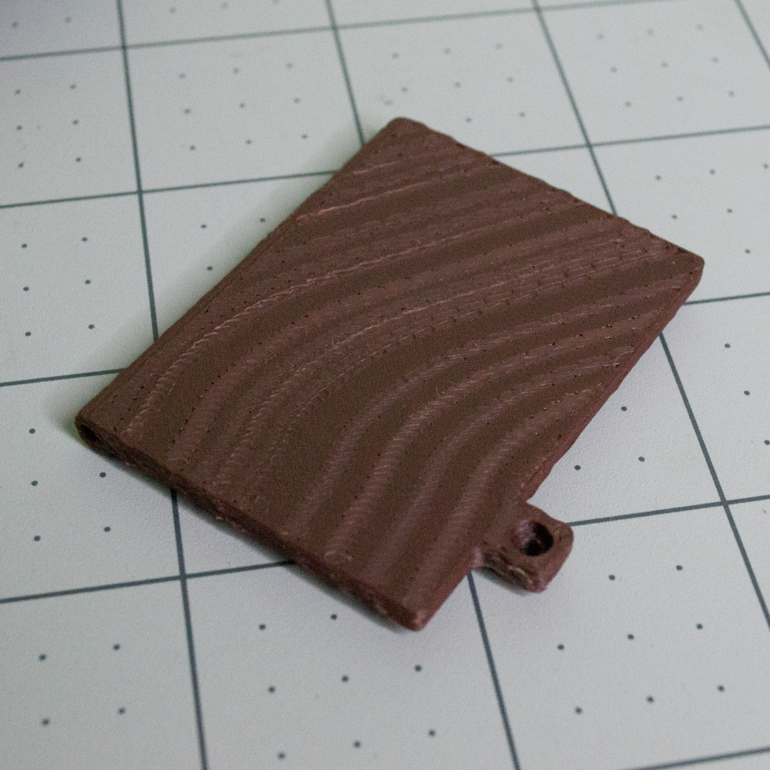 3D printed VintageScale battery compartment Lid.
