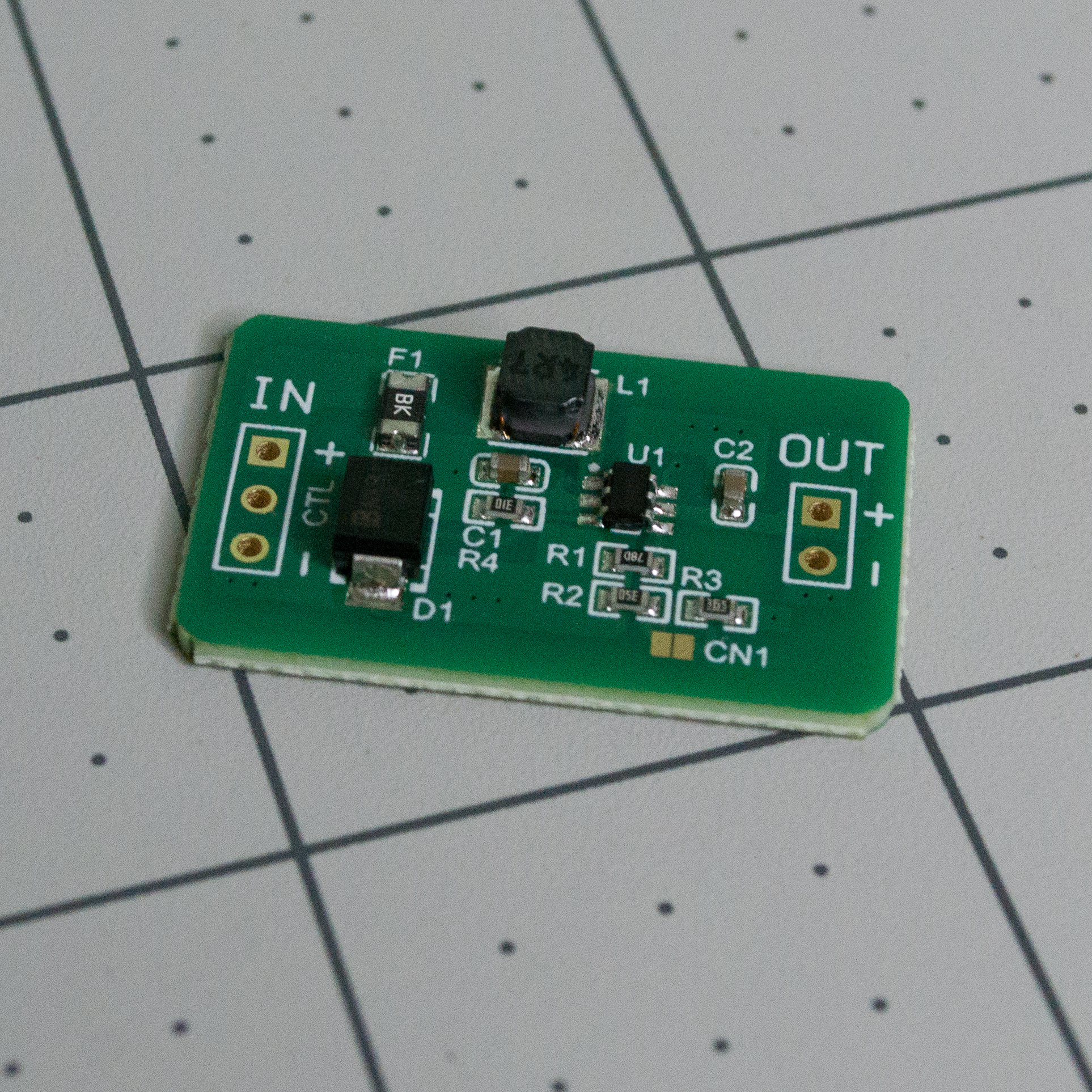 QEBIDUM DC-DC converter for VintageScale power electronics.